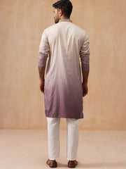 Men’s Ombre Kurta with Pyjama (JOKP P 5298 Purple ) [FF] [E-10-9]