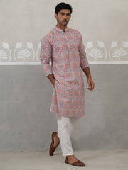 Printed and Emrbroidered Kurta Pyjama Set ( JOKP P 5314Multi ) [FF] [C-10]