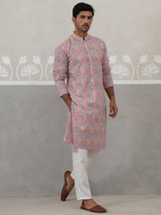 Printed and Emrbroidered Kurta Pyjama Set ( JOKP P 5314Multi ) [FF] [C-10]