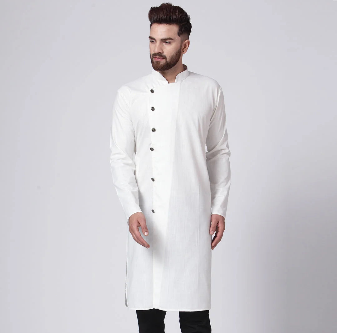 White Mens Kurta | Indian Kurta for Men - Shop Now!