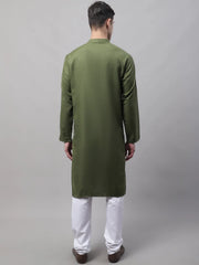 Men's Cotton Solid Kurta Payjama Sets