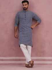 Floral Embroidered Kurta With Churidar (JOKP 626 Blue ) [FF] [G-1-5]