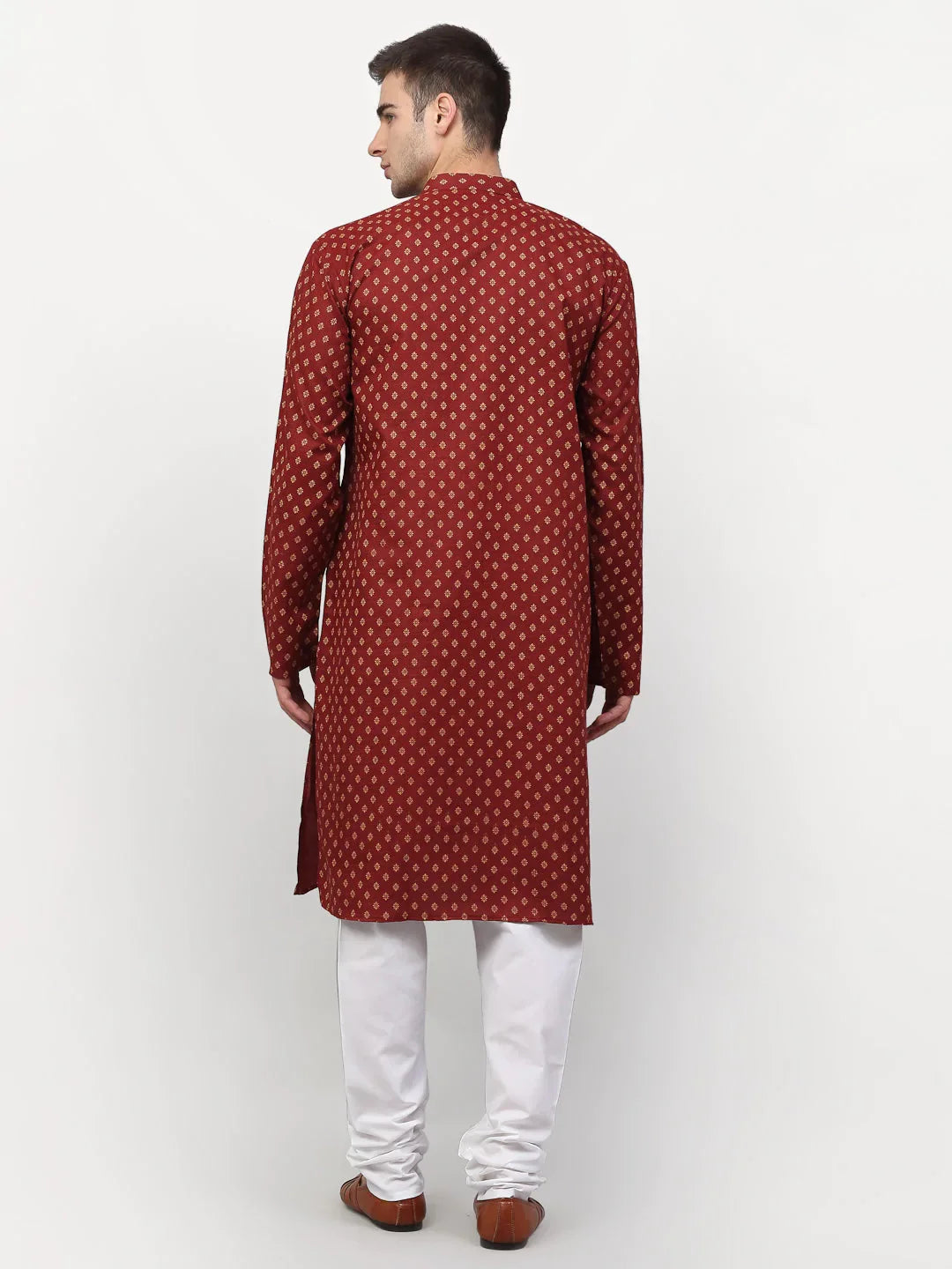 DesiQlo Men Ethnic Set - Maroon - JOKP_627Maroon_S