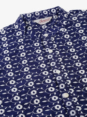 Men's Emroidered Kurta Payjama Sets ( JOKP 633Navy )-JOKP-633