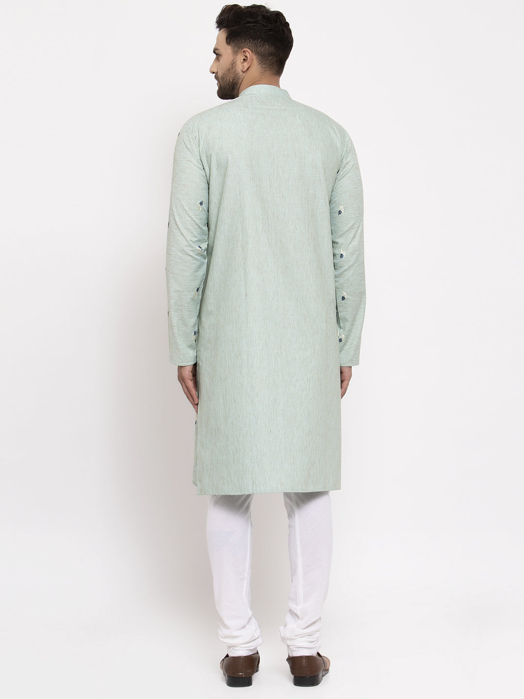 DesiQlo Men Ethnic Set - Green