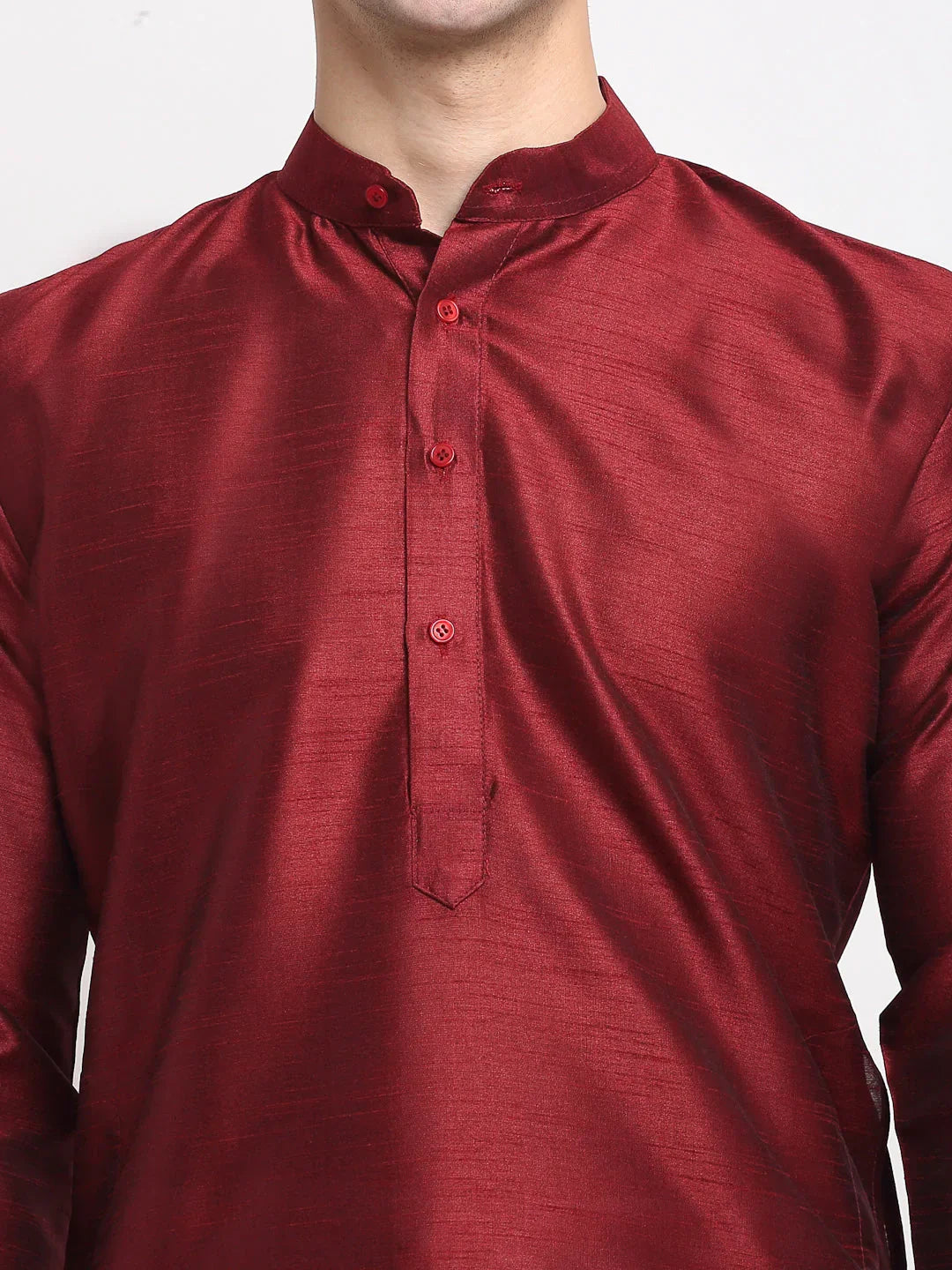 DesiQlo Men Ethnic Set - Maroon - JOKP_636Maroon_S