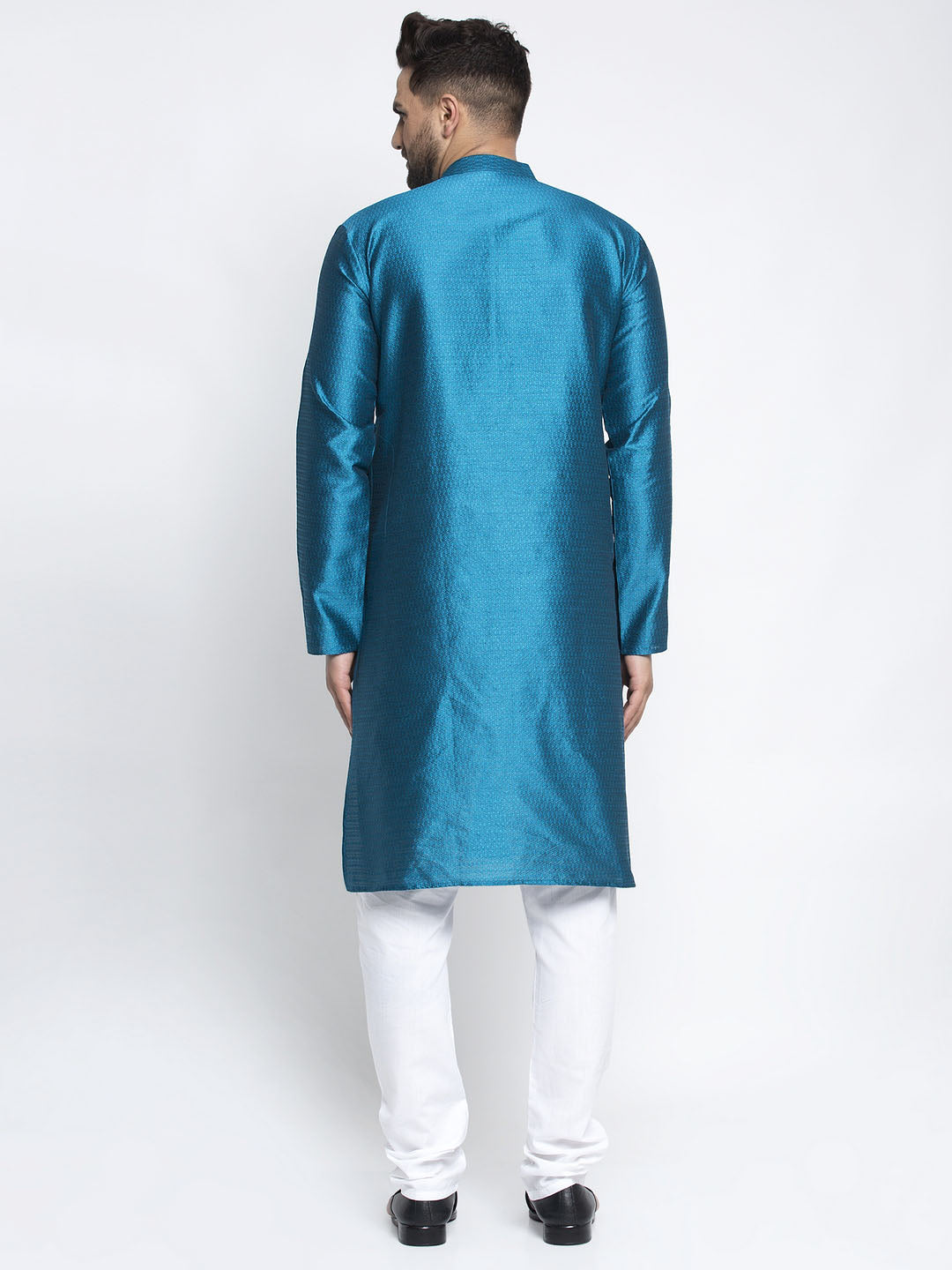 Peacock Woven Mens Kurta Pajama Set | Latest Collection
