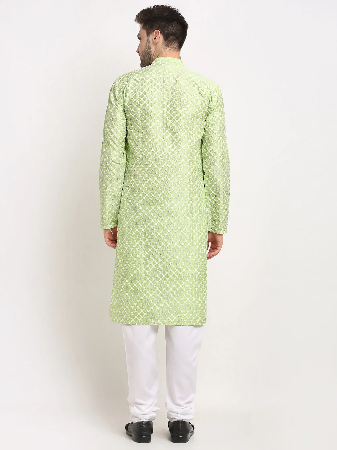 DesiQlo Men Ethnic Set - Green - JOKP_641Green_S