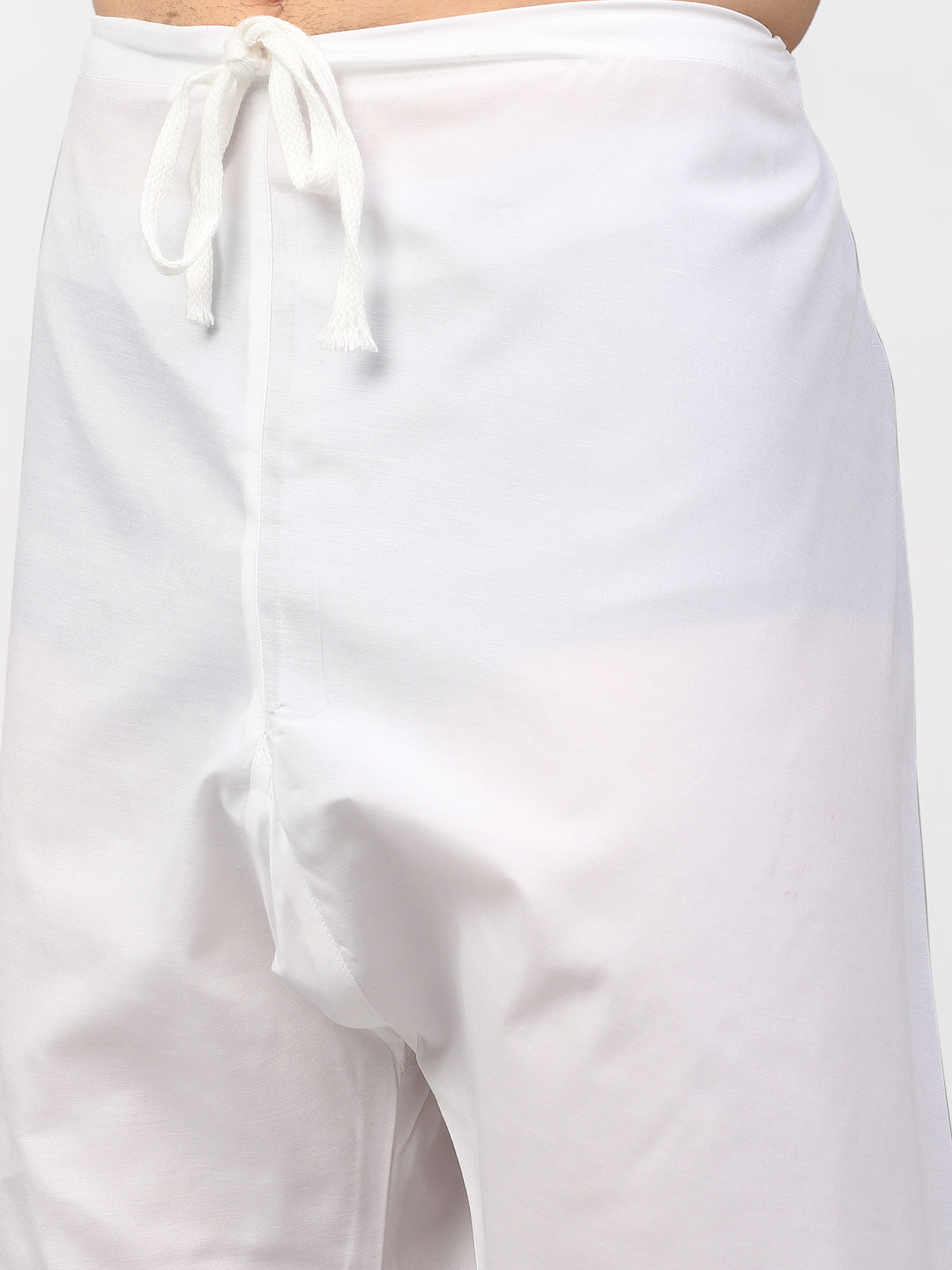 Beige Woven Mens Kurta Pajama | Cotton Fabric, Classic Style