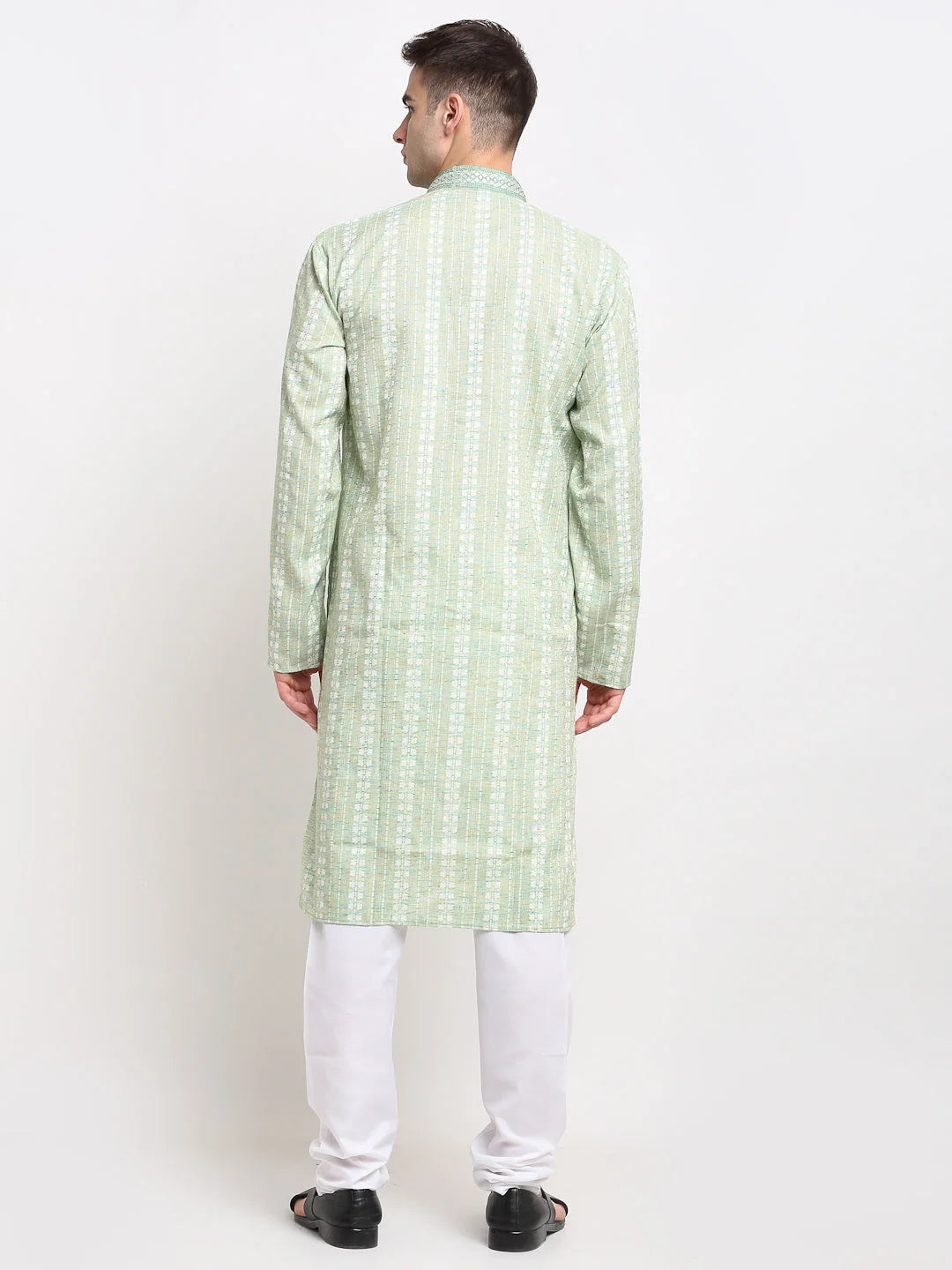 Woven Mens Kurta Pajama Set - Elegant Kurta Pajama