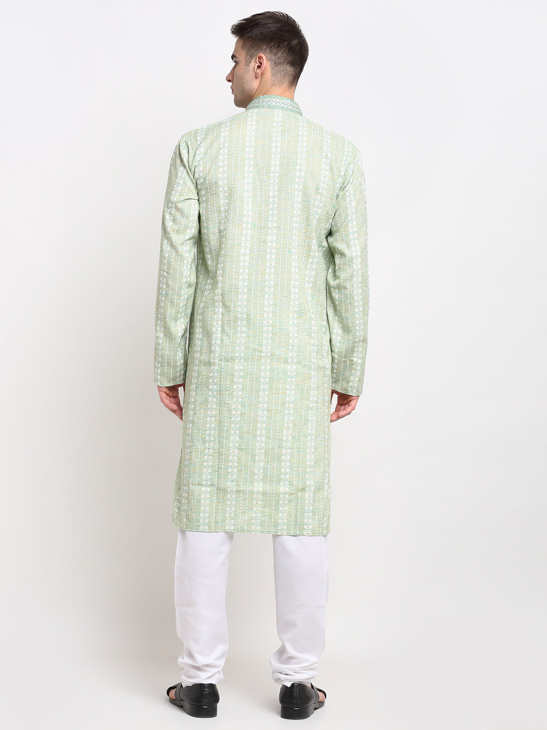 Woven Mens Kurta Pajama Set - Elegant Kurta Pajama
