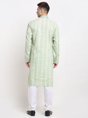 Men's Woven Kurta Pajama-JOKP-642