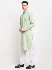 Men's Woven Kurta Pajama-JOKP-642