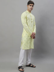 Men's Embroidered Mirror Work Kurta Payjama Sets-JOKP-646