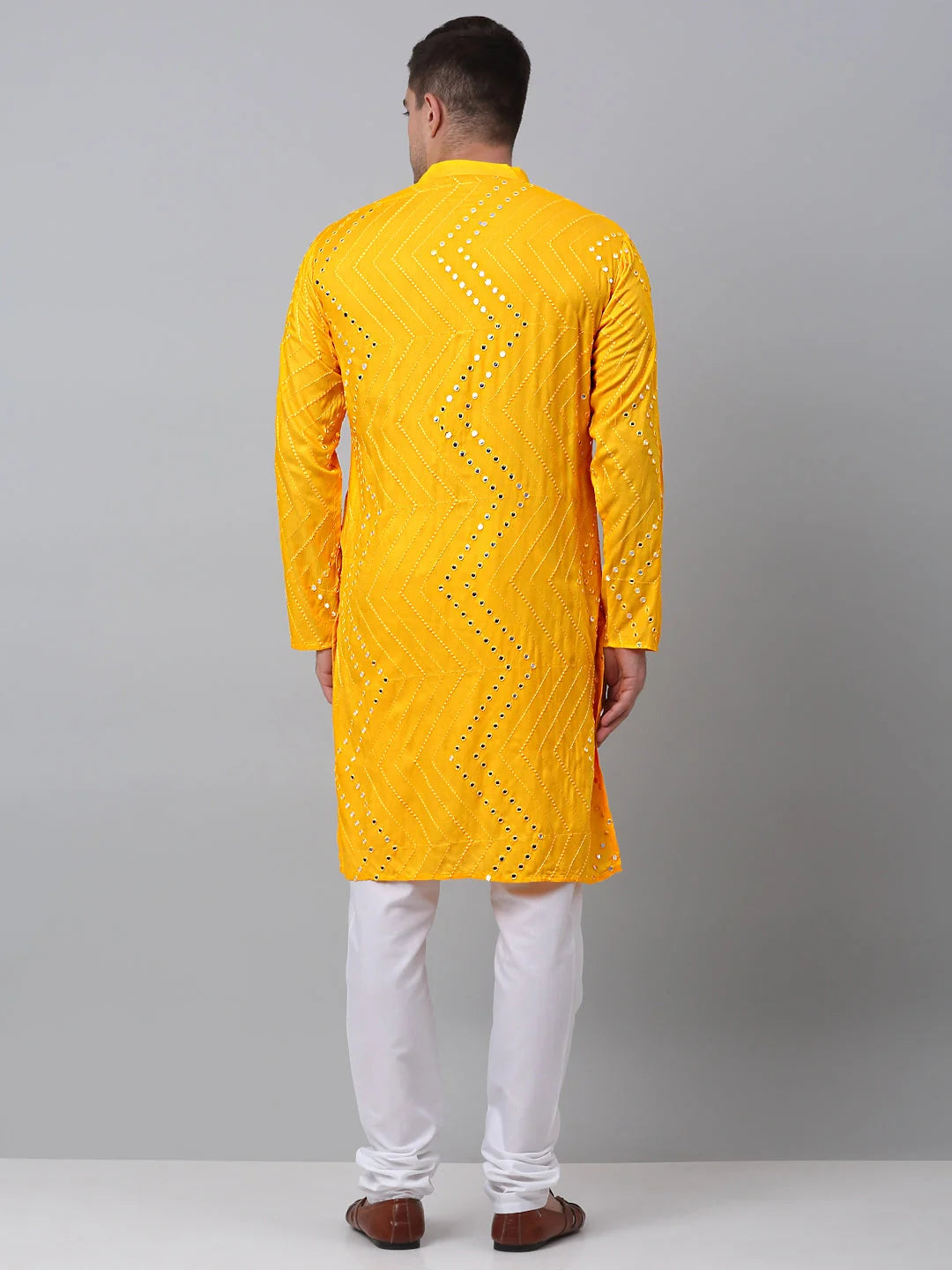 Mustard Kurta Pajama Set for Men | Mens Kurta Pajama Set