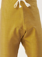 Men's Maroon Coller Embroidered Woven Design Kurta Pyjama