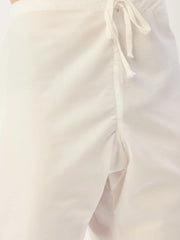 Men's Peach Cotton Floral printed kurta Pyjama Set