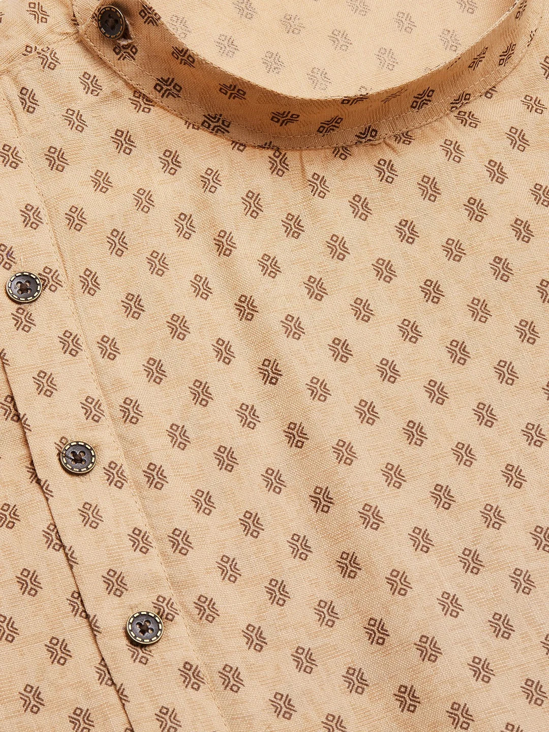 Men's Beige Cotton Kurta | Indian Kurta for Men