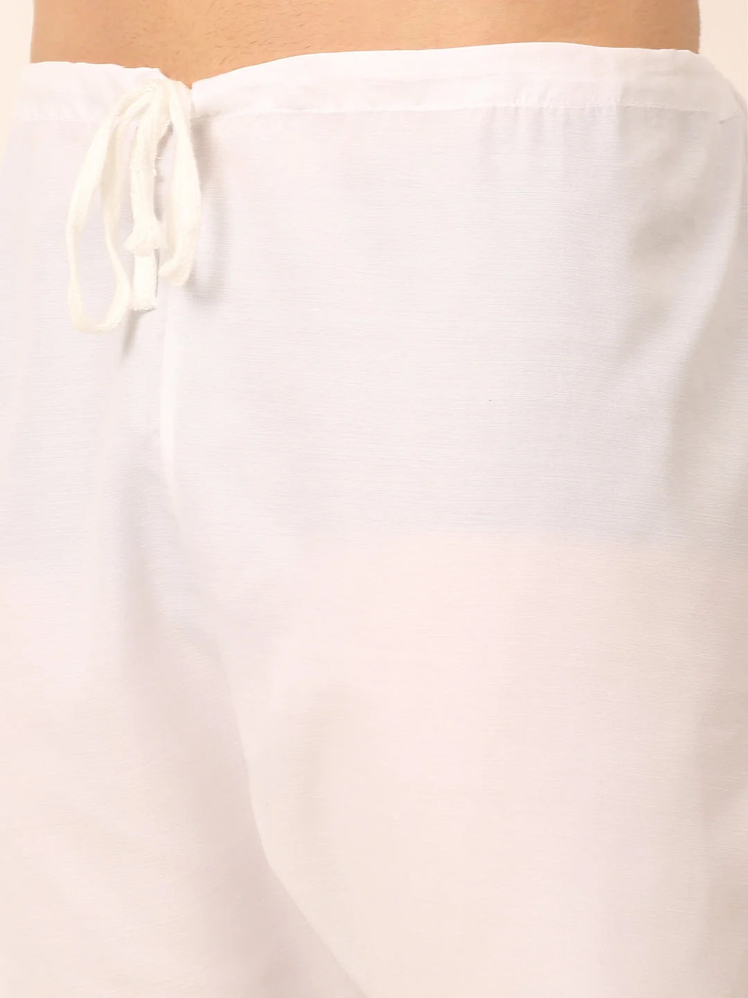 Yellow Cotton Mens Kurta Pajama Set | Solid Ethnic Style