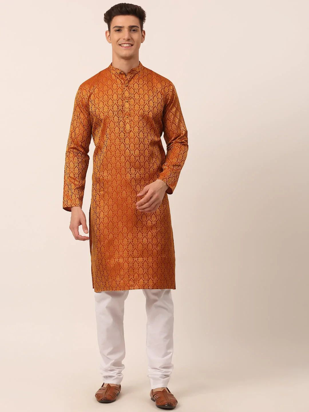 DesiQlo Men Ethnic Set - Maroon - JOKP_658Maroon_S