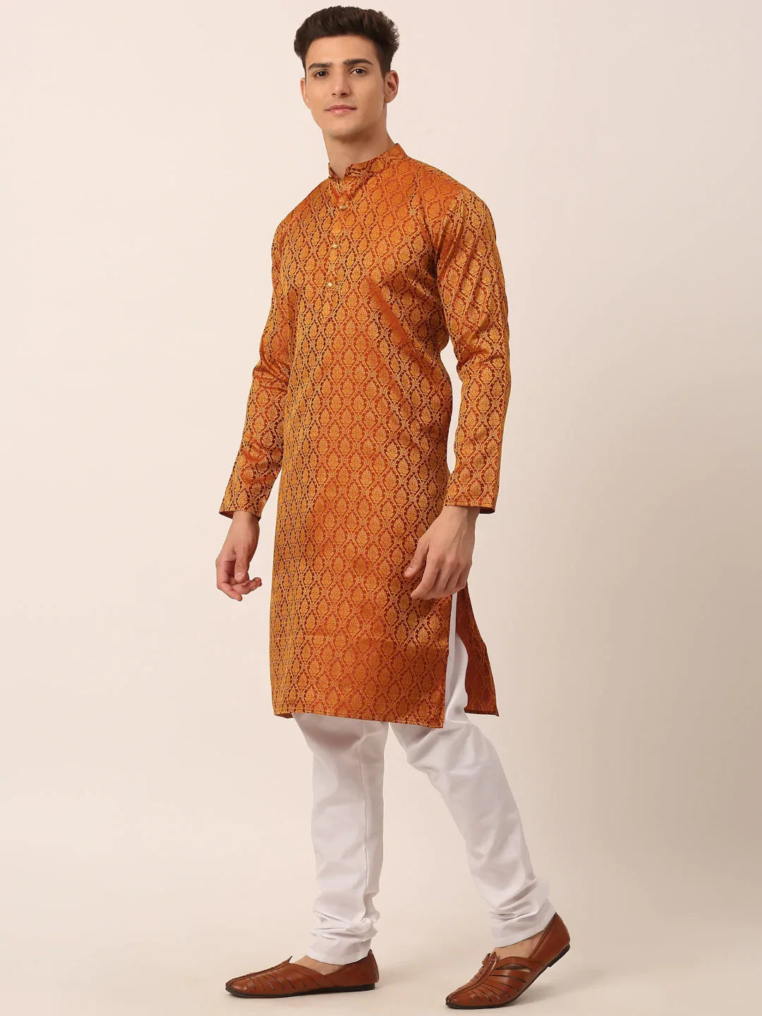 DesiQlo Men Ethnic Set - Maroon - JOKP_658Maroon_S
