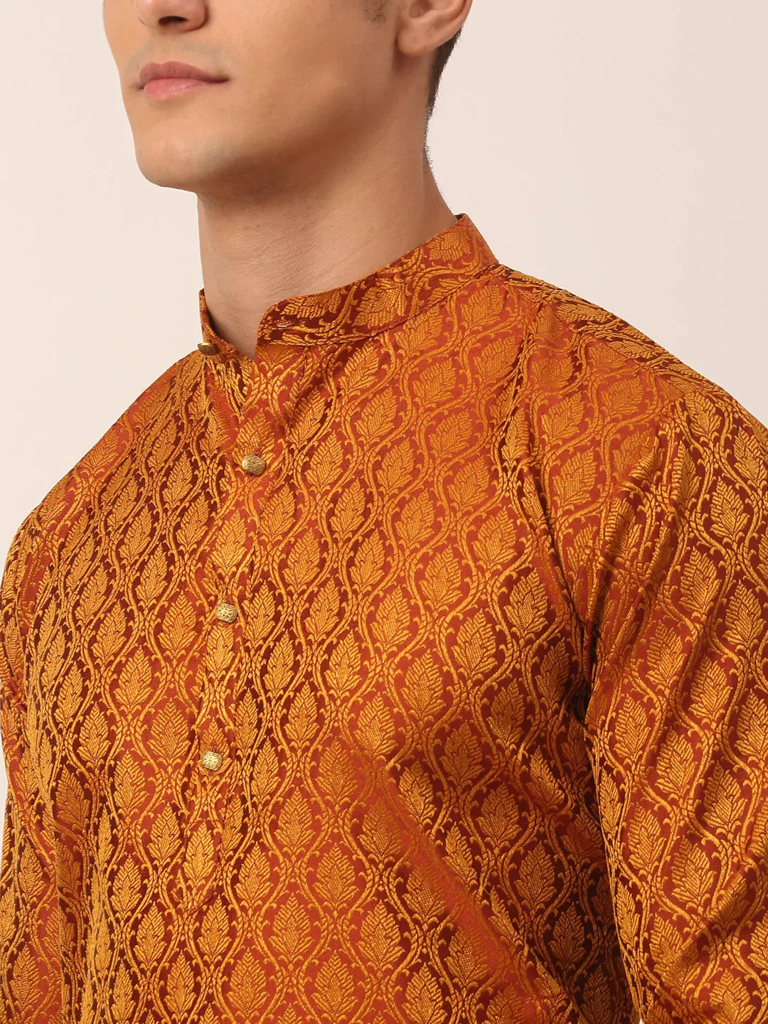 DesiQlo Men Ethnic Set - Maroon - JOKP_658Maroon_S