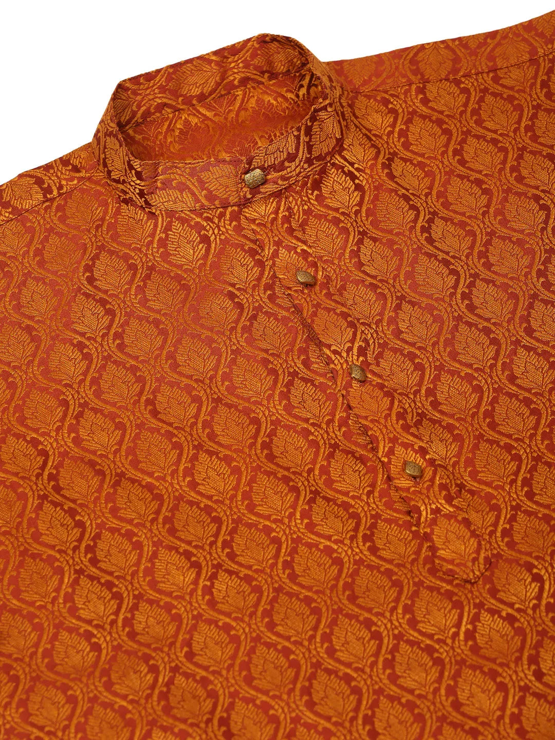 DesiQlo Men Ethnic Set - Maroon - JOKP_658Maroon_S