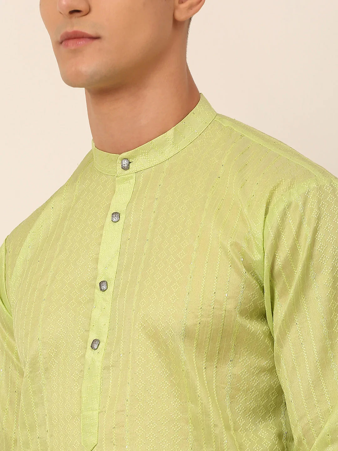 DesiQlo Men Ethnic Set - Green - JOKP_661Green_S