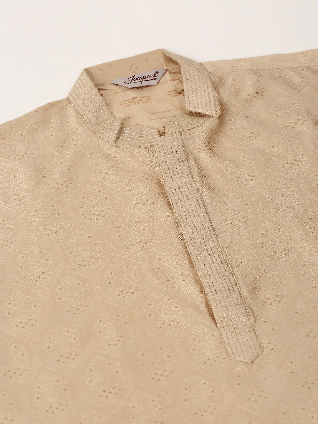 DesiQlo Men Ethnic Set - Beige - JOKP_662Beige_S