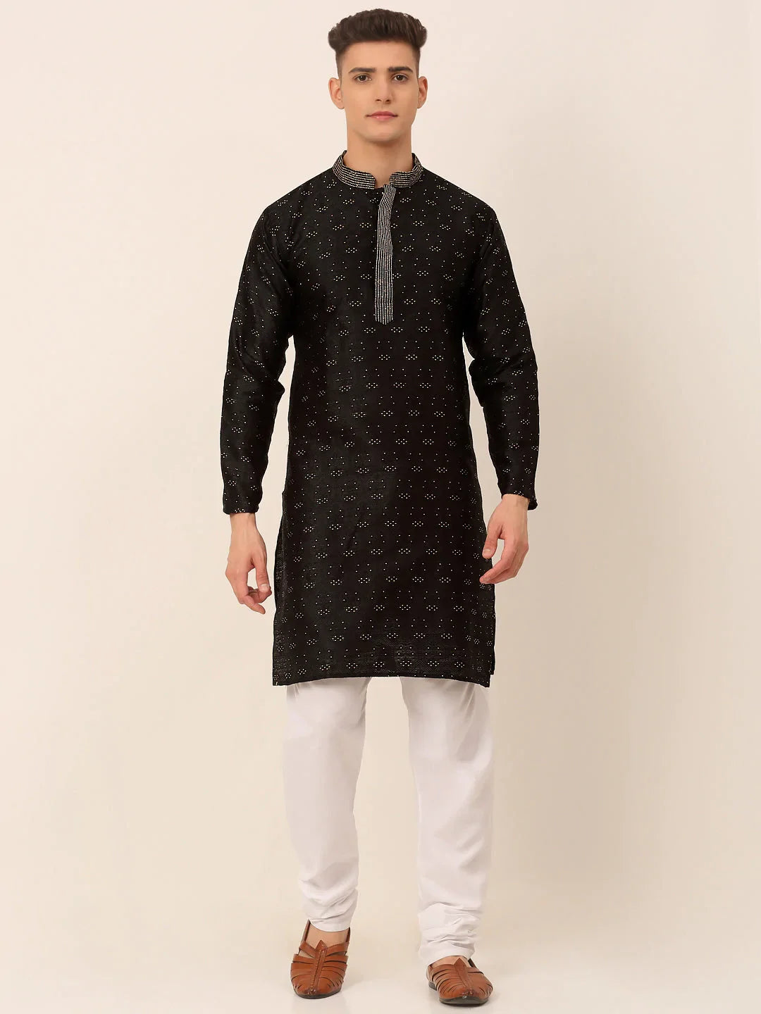 DesiQlo Men Ethnic Set - Black - JOKP_662Black_S