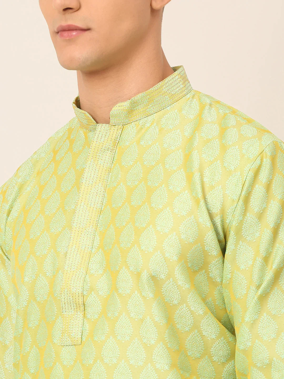 DesiQlo Men Ethnic Set - Green - JOKP_663Green_S