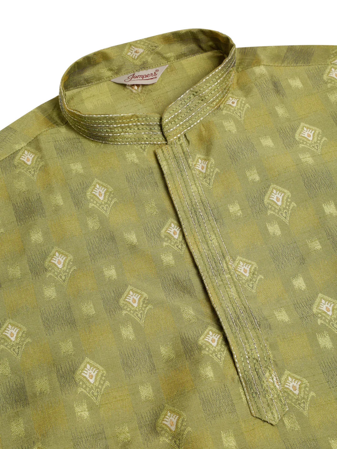 DesiQlo Men Ethnic Set - Green - JOKP_672Green_S