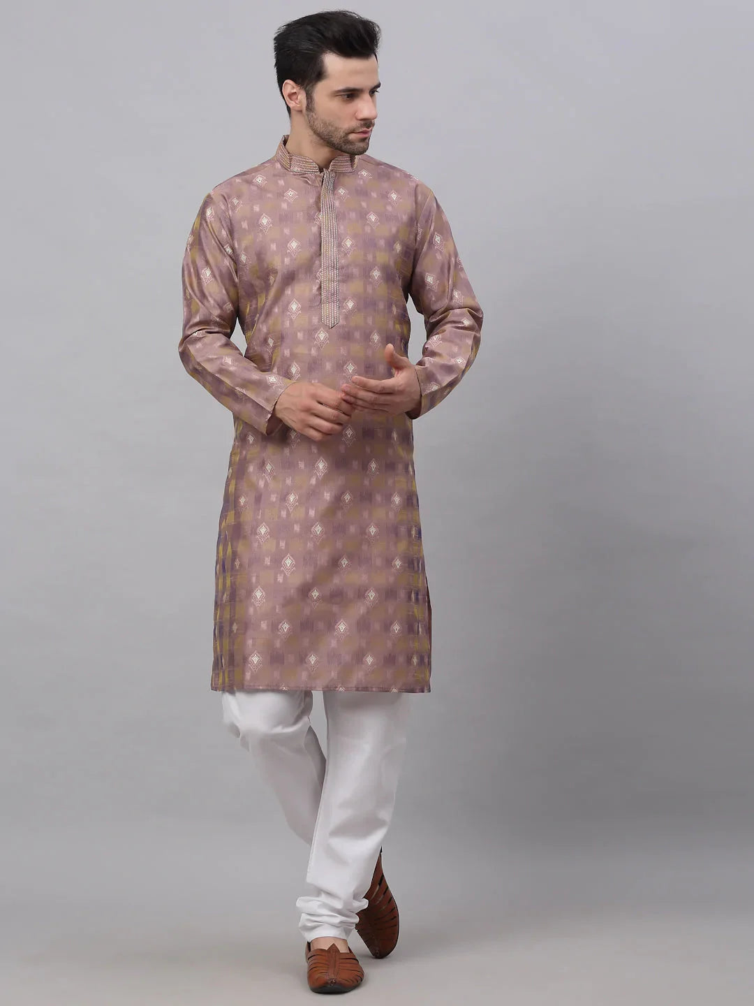 DesiQlo Men Ethnic Set - Pink