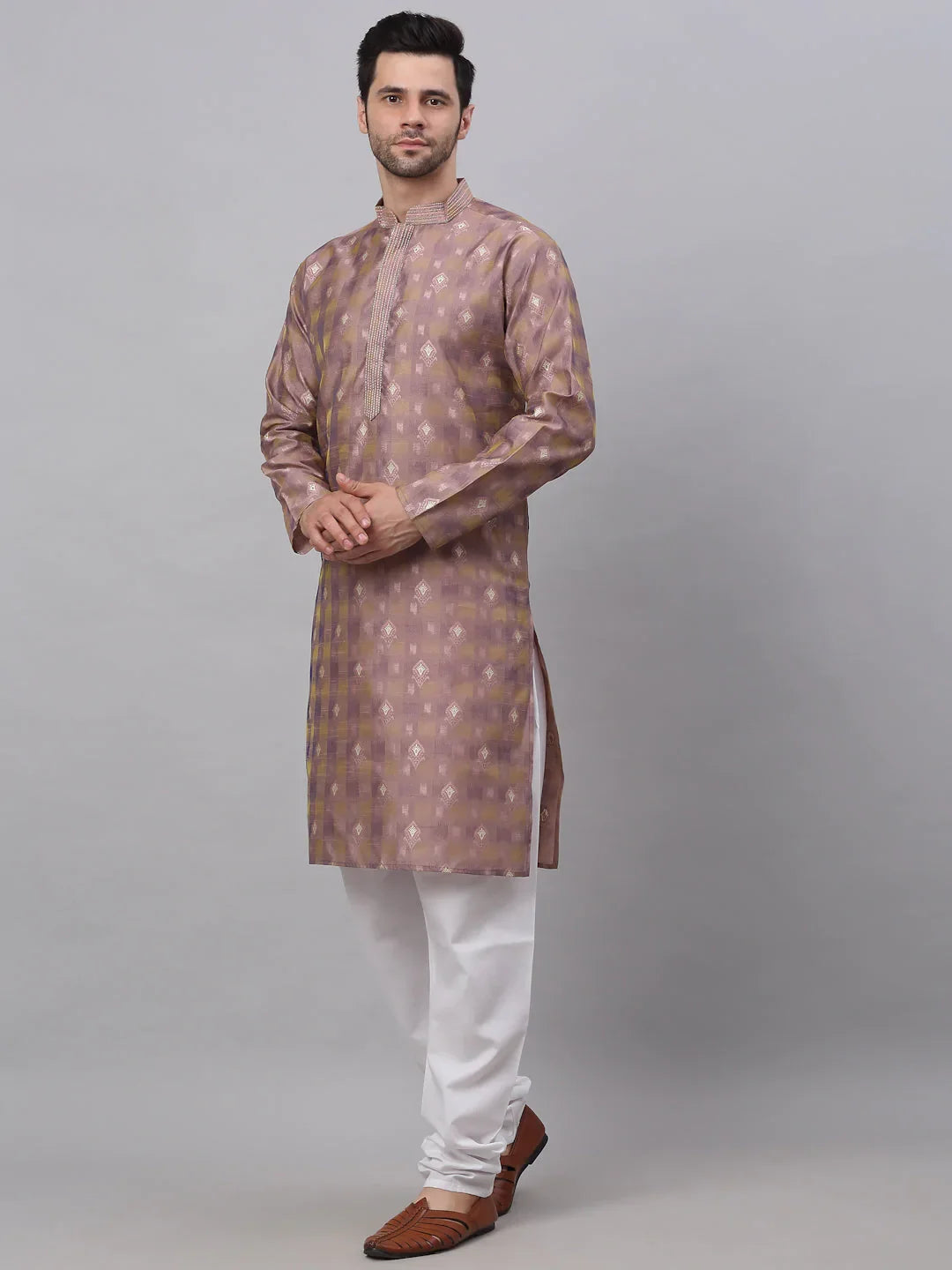DesiQlo Men Ethnic Set - Pink