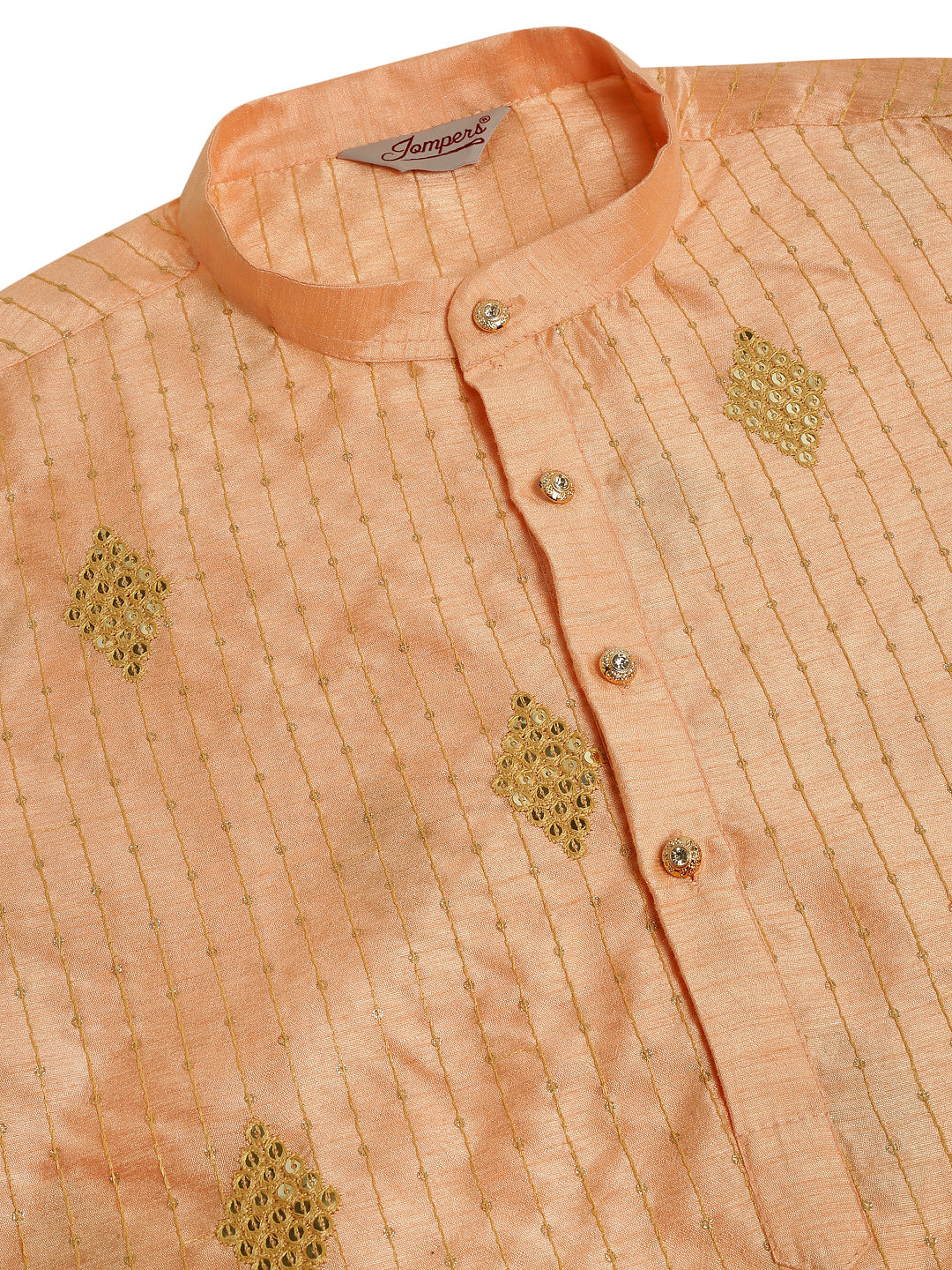 DesiQlo Men Ethnic Set - Orange