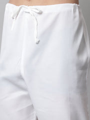 Men Black Embroidered Kurta with Pyjama ( JOKP 682Red )-JOKP-682