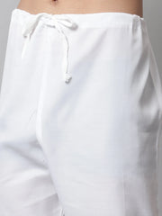 Men Coral Red Striped Kurta with Pyjama ( JOKP 683Coral )-JOKP-683