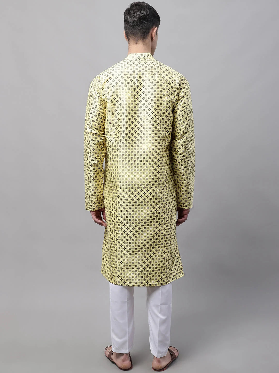 Yellow Kurta Pajama Set | Cotton Mens Kurta Pajama Styles