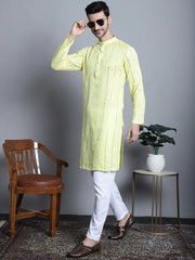 Men's Embroidered Mirror Work Kurta Payjama Sets