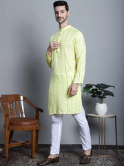Men's Embroidered Mirror Work Kurta Payjama Sets