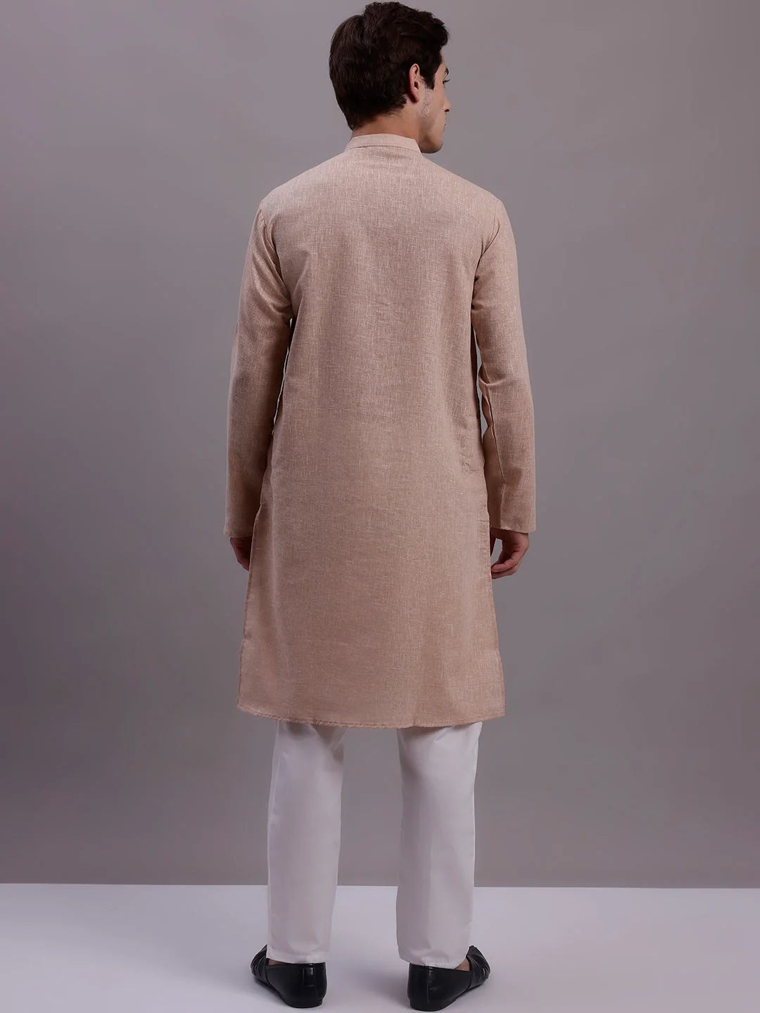 Men's Solid Cotton Kurta Pajama Set | Elegant Ethnic Wear