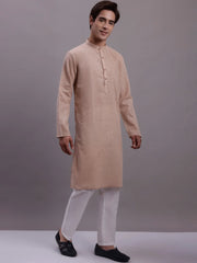 Men's Solid Pure Cotton Kurta With Pyjamas