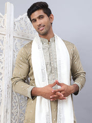 Sequin Embroidered Kurta Pyjama With Dupatta Set-JOKP-DM-W1