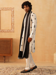 Embroidered & Sequin Kurta Pyjama With Dupatta-JOKP-D
