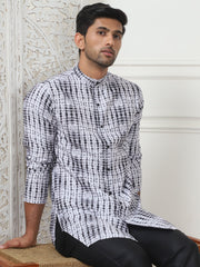 Printed front open Kurta With Trouser-JOKP-TP-B