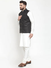 Men's Solid Kurta Pajama with Quality Waistcoat