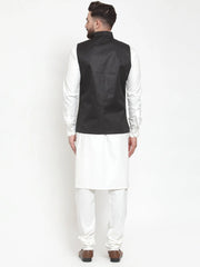 Men's Solid Kurta Pajama with Quality Waistcoat