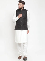Men's Solid Kurta Pajama with Quality Waistcoat