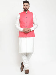Men's Solid Kurta with Solid Quality Waistcoat