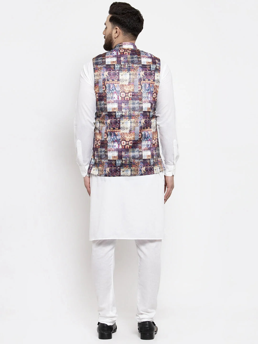 Dark Grey Mens Kurta Pajama Set | Cotton Kurta Pajama